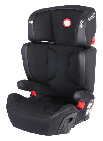 Автокрісло Lionelo HUGO ISOFIX 15-36 kg Чорне - зображення 2