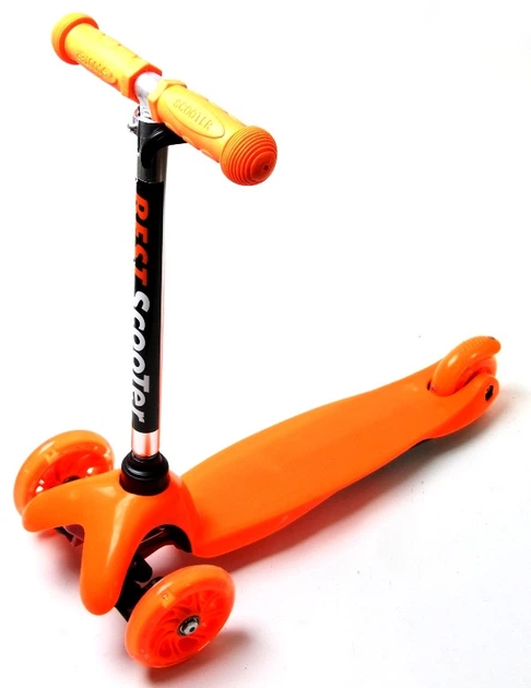 Самокат детский Mini Scooter 01 Оранжевый - Фото 1 Самокат детский Mini Scooter 01 Оранжевый - изображение 1