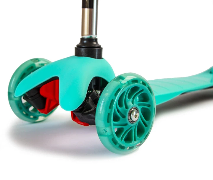 Самокат дитячий Mini Scooter 01 Бірюзовий - Фото 2 Самокат дитячий Mini Scooter 01 Бірюзовий - зображення 2