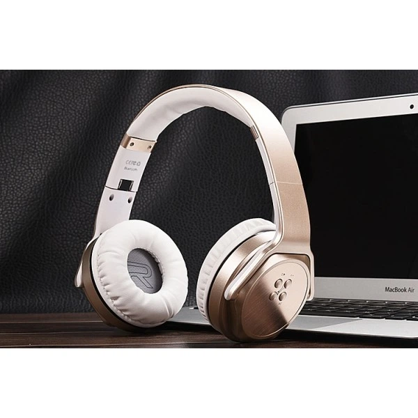 Бездротові Bluetooth навушники-колонки 2 в 1 SODO MH3 Gold - изображение 6