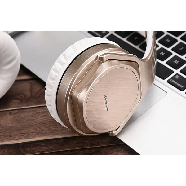 Бездротові Bluetooth навушники-колонки 2 в 1 SODO MH3 Gold - изображение 3