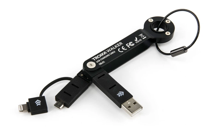 Брелок-адаптер Troika "WALKER" USB/Micro USB - Фото 6 Брелок-адаптер Troika "WALKER" USB/Micro USB - изображение 6