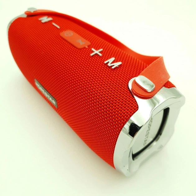 Портативная Bluetooth стерео колонка Hopestar Original 21см Красная (H24) - Фото 10 Портативная Bluetooth стерео колонка Hopestar Original 21см Красная (H24) - изображение 10