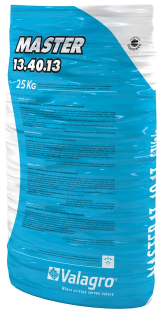 Мінеральне добриво Valagro Master Жовтий (13 + 40 + 13 + Micro) 25 кг (8031702009352) - Фото 1 Мінеральне добриво Valagro Master Жовтий (13 + 40 + 13 + Micro) 25 кг (8031702009352) - зображення 1
