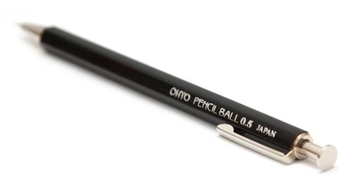 Кулькова ручка Ohto Pencil Ball 0,5 чорна - изображение 2