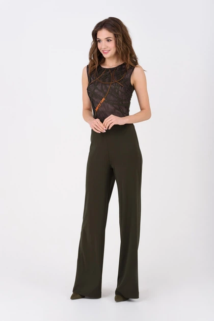 Жіночий легкий комбінезон з принтом RicaMare XS Хакі (RM1921-18VK---2314) - изображение 2