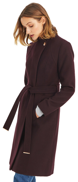 Oasis magnolia panel fitted sale coat