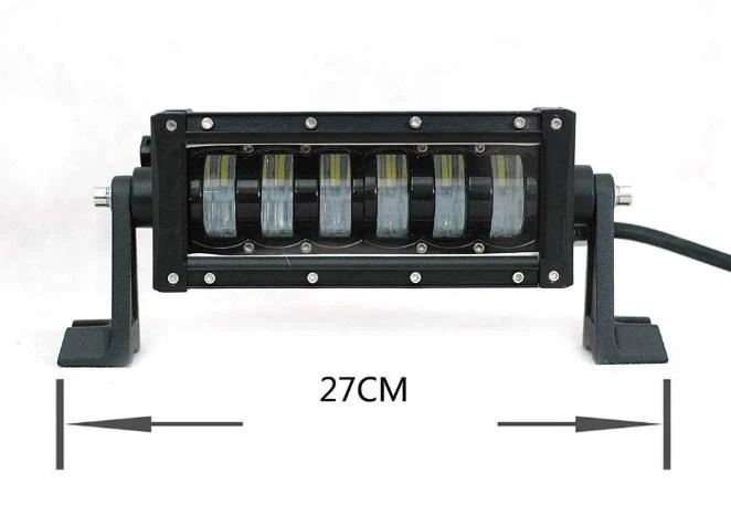 Светодиодная LED фара на крышу, на бампер. 270мм \ 48W \ 3510&nbsp;lum \ 6&nbsp;линз Cree - зображення 4