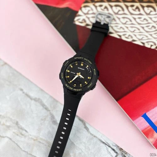 Наручні годинники Sanda 6005 Black-Gold - зображення 4