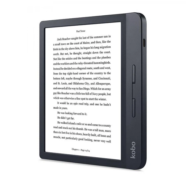 Сенсорная электронная книга Kobo Libra H2O 7” E-Ink Carta 1448 х
