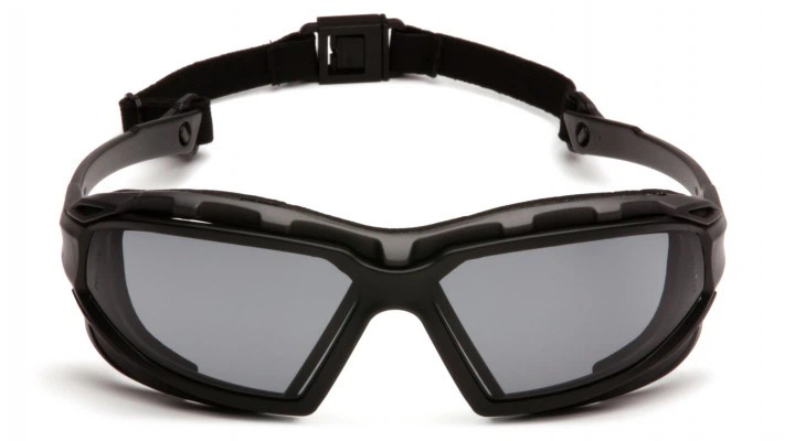 Окуляри захисні з ущільнювачем Pyramex Highlander-PLUS (gray) Anti-Fog, чорні - Фото 2 Окуляри захисні з ущільнювачем Pyramex Highlander-PLUS (gray) Anti-Fog, чорні - зображення 2