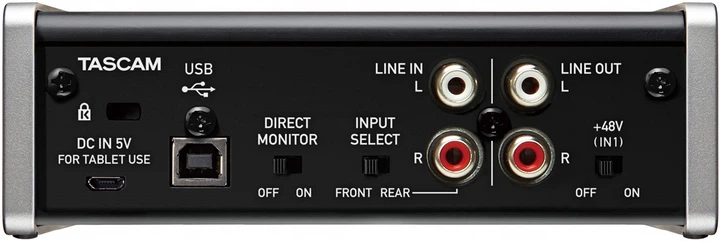 Аудиоинтерфейс Tascam US-1x2 - Фото 2 Аудиоинтерфейс Tascam US-1x2 - изображение 2