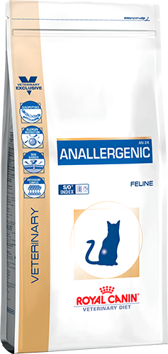 Лечебный сухой корм для котов Royal Canin Anallergenic Feline 4 кг (110362) - Фото 1 Лечебный сухой корм для котов Royal Canin Anallergenic Feline 4 кг (110362) - изображение 1