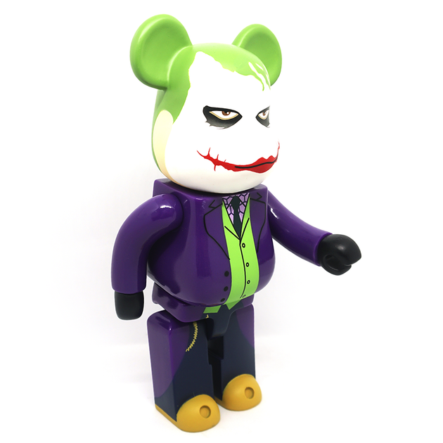 Дизайнерская статуэтка игрушка BEARBRICK THE JOKER 400% - Фото 6 Дизайнерская статуэтка игрушка BEARBRICK THE JOKER 400% - изображение 6