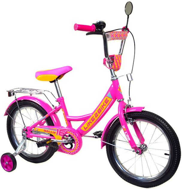 Двухколесный велосипед Like2bike Rally 16" Розовый (191618) (6905285499355) - изображение 1