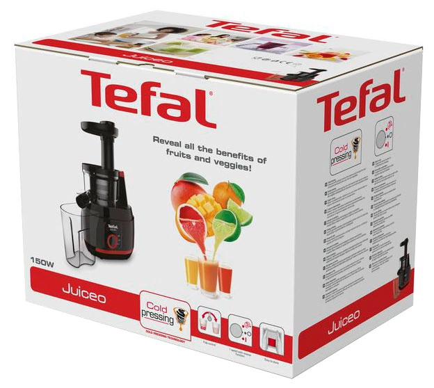 Соковыжималка шнековая TEFAL JUICEO ZC150838 – фото, отзывы