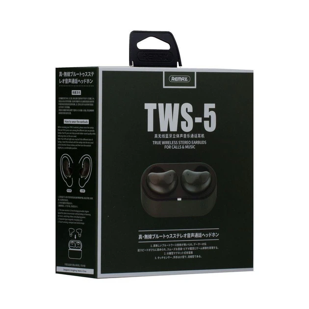 Наушники bluetooth Remax TWS-5 Green - изображение 2