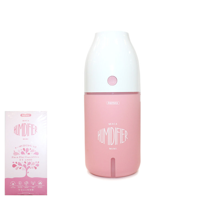 Міні-зволожувач повітря Remax Mini Humidifier RT-A400 Pink - Фото 1 Міні-зволожувач повітря Remax Mini Humidifier RT-A400 Pink - зображення 1