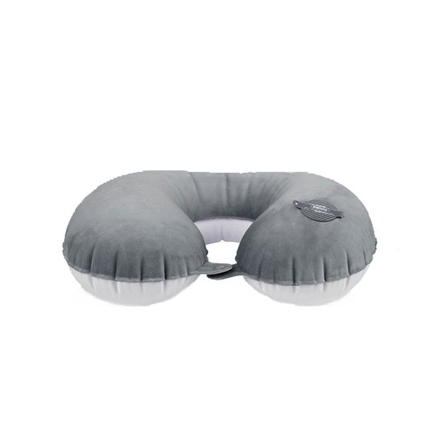 Надувна подушка для подорожей Remax Neck Pillow RT-SP03 Grey - зображення 3