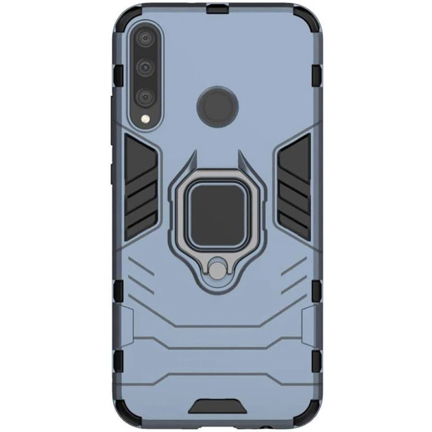 Ударопрочный чехол Transformer Ring for Magnet для Huawei P40 Lite E / Y7p (2020) Серый / Metal slate Без бренда - Фото 1 Ударопрочный чехол Transformer Ring for Magnet для Huawei P40 Lite E / Y7p (2020) Серый / Metal slate Без бренда - изображение 1