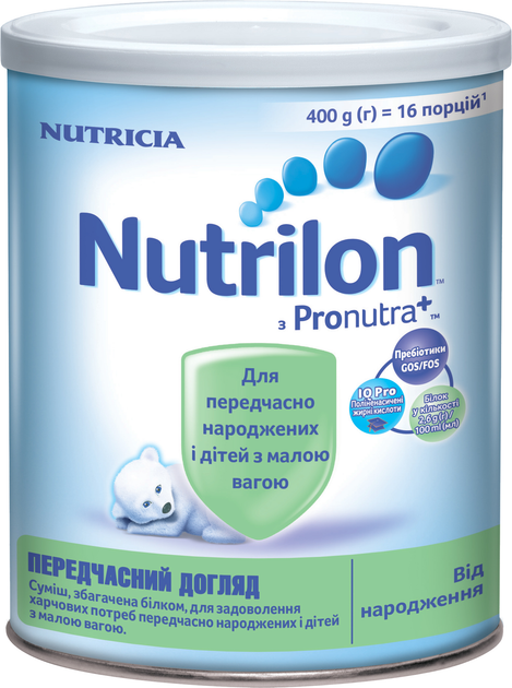 Молочная сухая смесь Nutrilon Преждевременный уход 400 г (8712400745307) - изображение 1