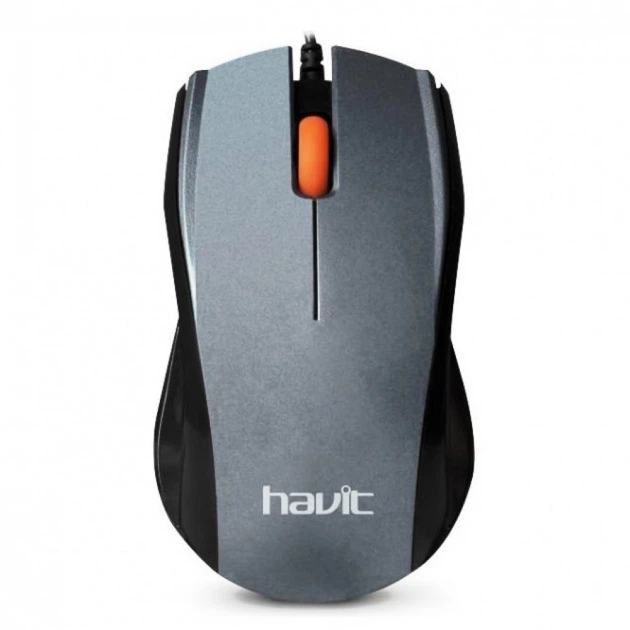 Миша Провідна HAVIT HV-MS689 USB, grey - Фото 1 Миша Провідна HAVIT HV-MS689 USB, grey - зображення 1