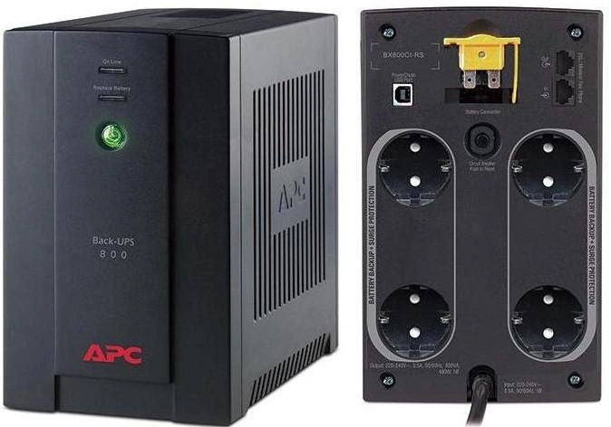 ИБП APC Back-UPS 800VA, Schuko (JN63BX800CI-RS) - изображение 2