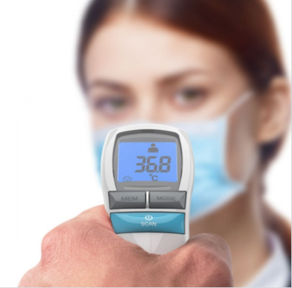 Інфрачервоний безконтактний термометр No Touch HoMedics - зображення 4