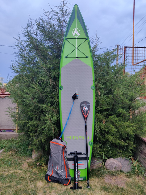Двошарова надувна туринговая SUP дошка SurfRen 365i 12.0" - зображення 4