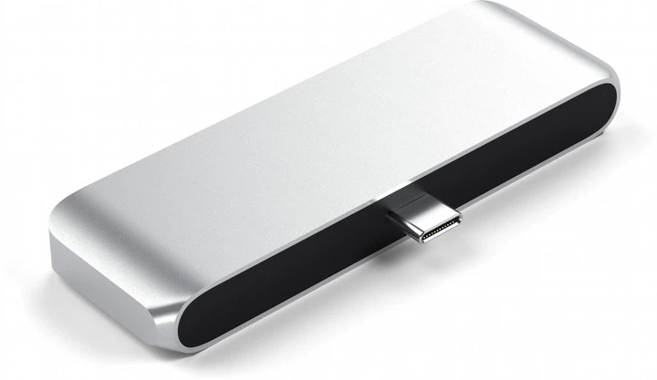 USB-hub Satechi Aluminum Type-C Mobile Pro Hub Silver (ST-TCMPHS) - obraz 3