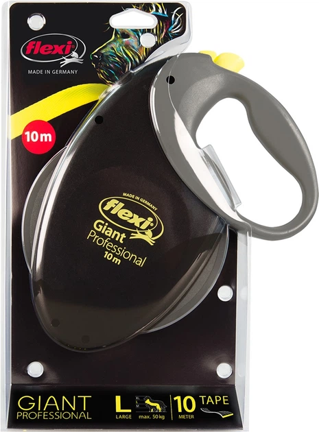 Smycz automatyczna FLEXI Giant Professional Neon 10m czarna (4000498030103) - obraz 2