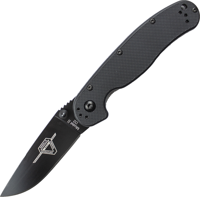 Нож Ontario RAT-II D2 Black Black (ON8830) - изображение 1