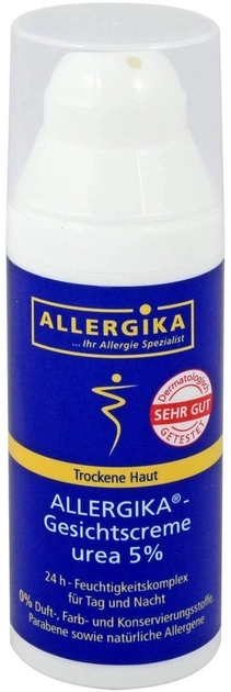 Крем для лица Allergika с мочевиной 5% 50 мл (4051452030851) - изображение 1