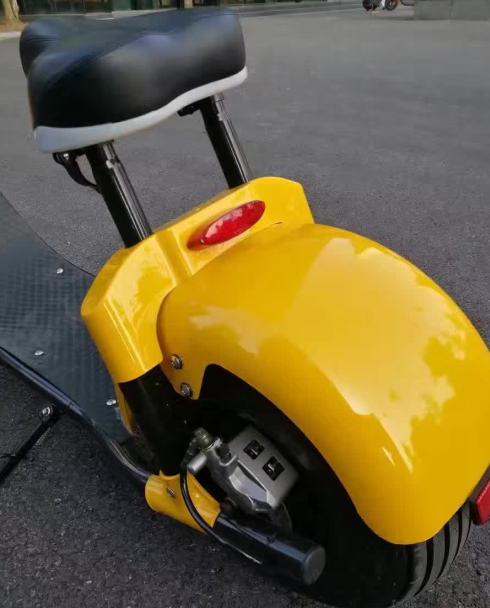 Электроскутер Citycoco 2000w/20ah Жёлтый - изображение 4