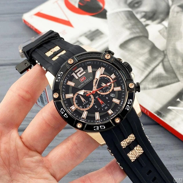 Наручний годинник Mini Focus MF0349G Black-Cuprum - зображення 3