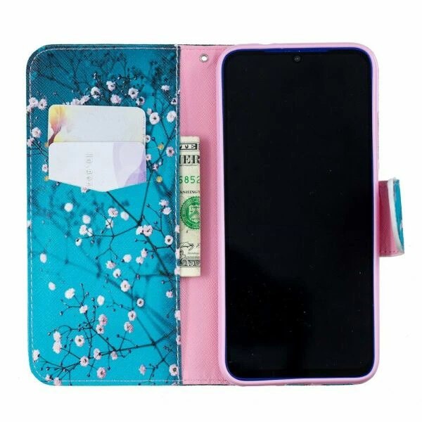 Чехол с рисунком Deexe Color Wallet для Xiaomi Redmi Note 7 / Redmi Note 7 Pro - Tree with Flowers - Фото 4 Чехол с рисунком Deexe Color Wallet для Xiaomi Redmi Note 7 / Redmi Note 7 Pro - Tree with Flowers - изображение 4