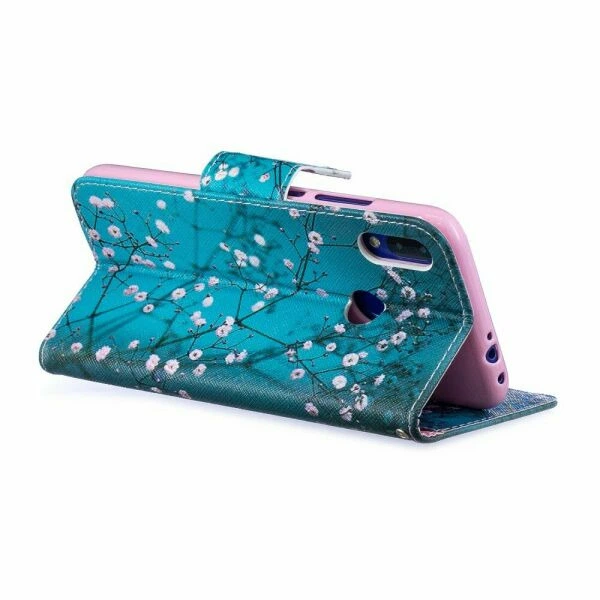 Чехол с рисунком Deexe Color Wallet для Xiaomi Redmi Note 7 / Redmi Note 7 Pro - Tree with Flowers - Фото 5 Чехол с рисунком Deexe Color Wallet для Xiaomi Redmi Note 7 / Redmi Note 7 Pro - Tree with Flowers - изображение 5