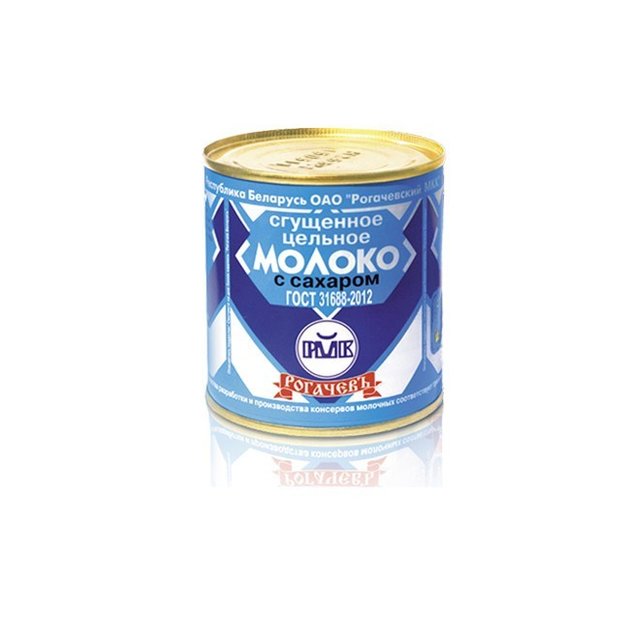 Купить Молоко цельное сгущенное Рогачев с сахаром 8.5% 380 г в Украине ...