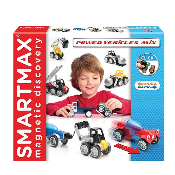 Магнитный конструктор SmartMax Мощные машины (микс) (SMX 303) - Фото 1 Магнитный конструктор SmartMax Мощные машины (микс) (SMX 303) - изображение 1