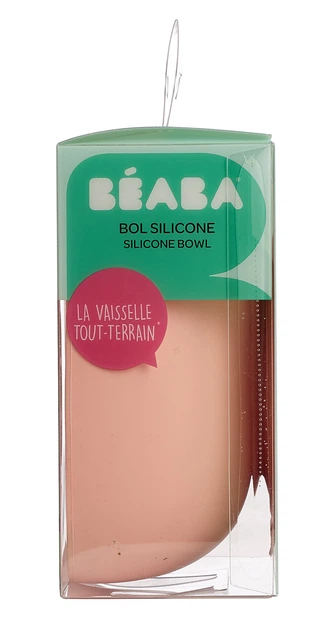 Силіконова миска з підставкою-присоск Beaba - pink, арт. 913440 - зображення 3