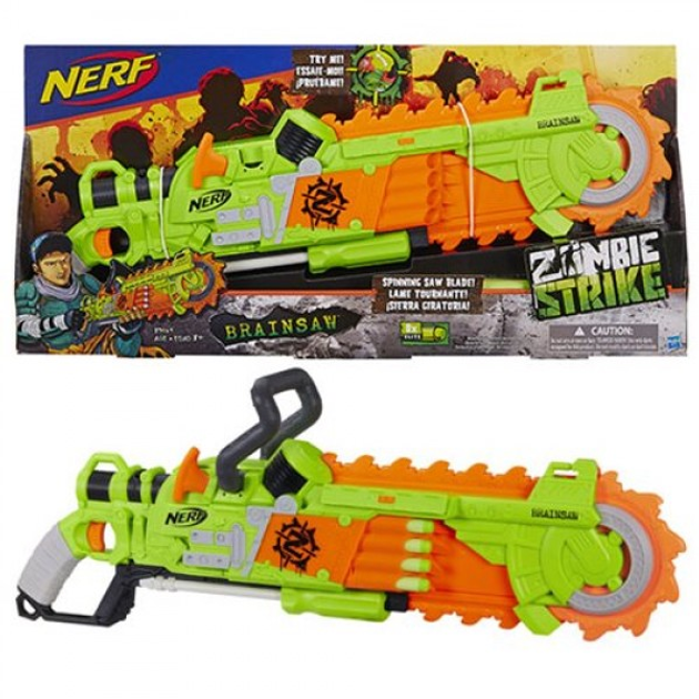 Zombie strike chainsaw nerf hot sale gun