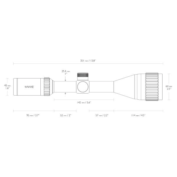 Оптичний приціл Hawke Vantage 3-9x50 AO (30/30) (922126) - зображення 4
