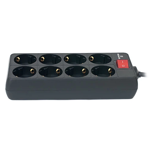 Мережевий фільтр RS-8 PROTECT 1.8m Black (EL122300021) - зображення 2