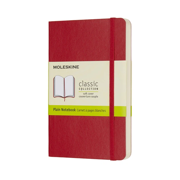 Блокнот Moleskine Classic Красный карманный 192 страницы нелинованный Мягкий 9х14 см (8055002854610) - Фото 1 Блокнот Moleskine Classic Красный карманный 192 страницы нелинованный Мягкий 9х14 см (8055002854610) - изображение 1