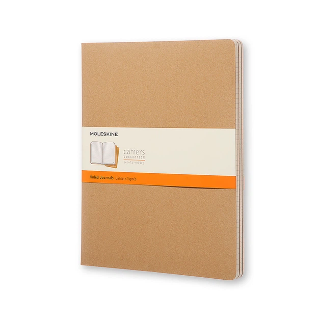 Блокнот Moleskine Cahier Бежевий XXL 120 сторінок в лінію (21х30 см) (8055002851473) - Фото 1 Блокнот Moleskine Cahier Бежевий XXL 120 сторінок в лінію (21х30 см) (8055002851473) - зображення 1
