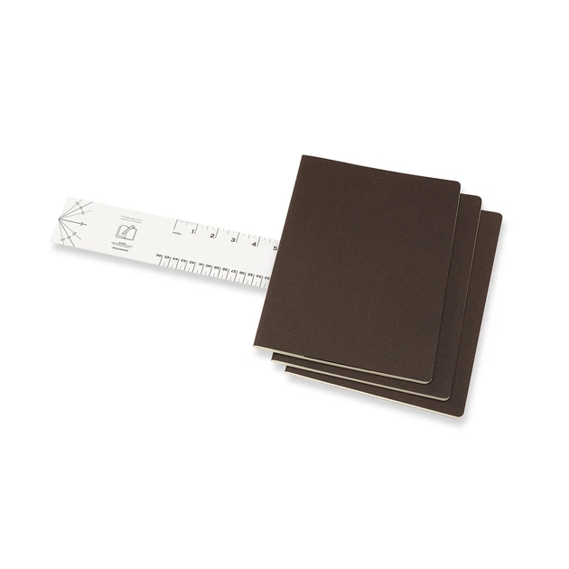 Блокнот Moleskine Cahier Коричневый большой 120 страниц в линию 19х25 см (8055002855303) - изображение 5