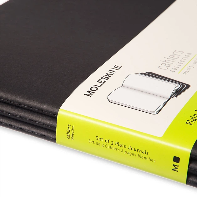 Блокнот Moleskine Cahier Чорний XXL 120 сторінок нелінований (21х30 см) (8055002851466) - зображення 5