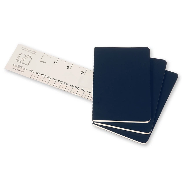 Блокнот Moleskine Cahier синій кишеньковий 64 сторінки нелінований 9х14 см (9788862931007) - зображення 3