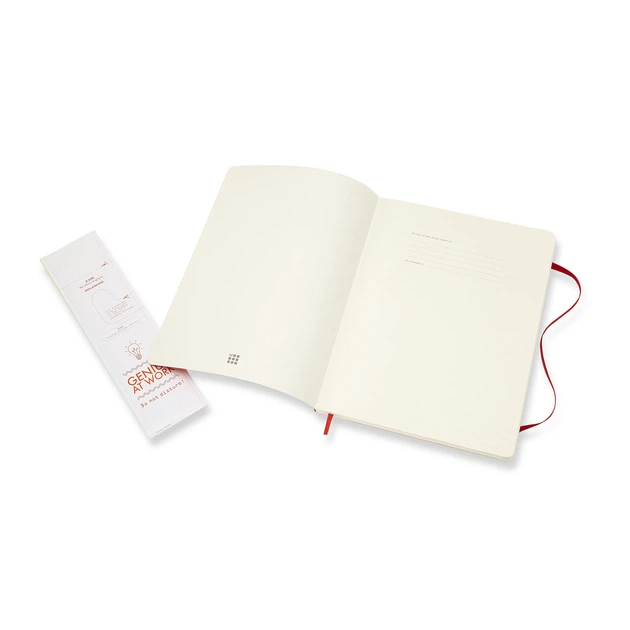 Блокнот Moleskine Classic Красный большой 192 страницы в линию Мягкий 19х25 см (8055002854672) - Фото 3 Блокнот Moleskine Classic Красный большой 192 страницы в линию Мягкий 19х25 см (8055002854672) - изображение 3