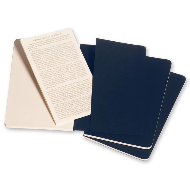 Блокнот Moleskine Cahier синій кишеньковий 64 сторінки нелінований 9х14 см (9788862931007) - зображення 4